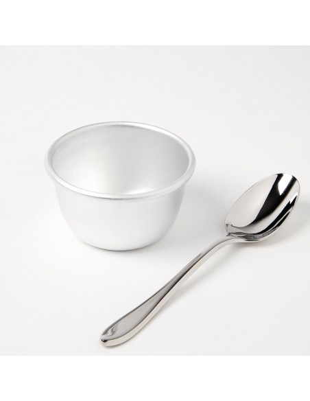Vogue Aluminium Pudding Basin 90ml