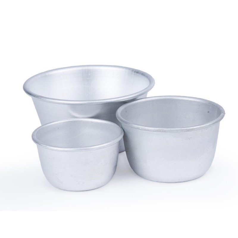 Vogue Aluminium Mini Pudding Basin 105ml E048 Next Day Catering