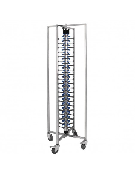 Vogue Mobile Plate Rack 84 Plates