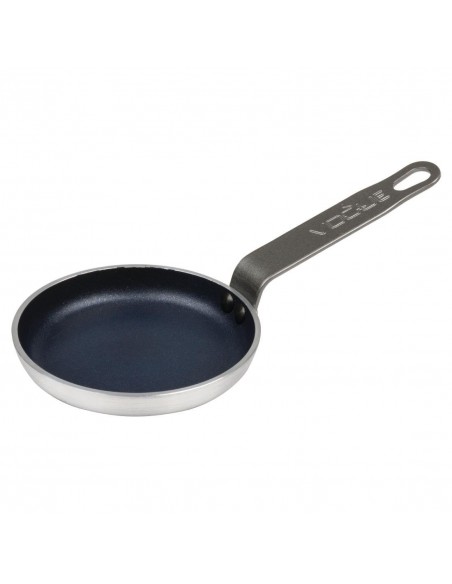 Vogue Non-Stick Aluminium Blinis Pan 120mm