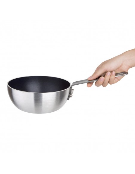 Vogue Non-Stick Aluminium Flared Saute Pan 200mm