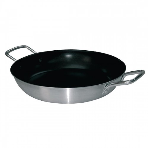 Vogue Non-Stick Aluminium Paella Pan 450mm