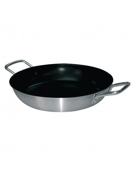 Vogue Non-Stick Aluminium Paella Pan 450mm