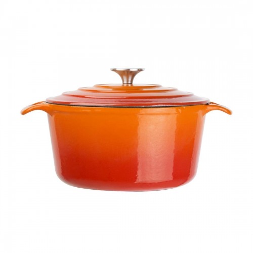 Vogue Round Orange Casserole Dish