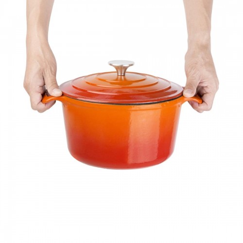 Vogue Round Orange Casserole Dish