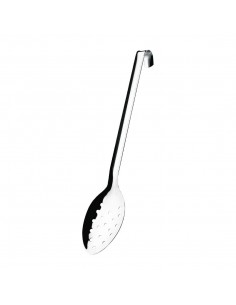Vogue Perforated Spoon with Hook 14in