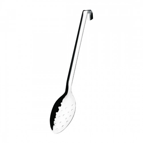 Vogue Perforated Spoon with Hook 14in