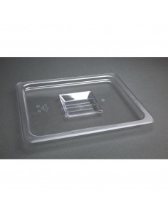 Vogue Polycarbonate 1/2 Gastronorm Lid Clear 2