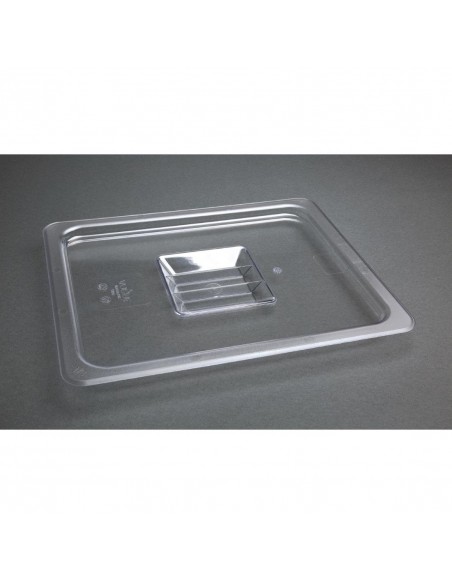 Vogue Polycarbonate 1/2 Gastronorm Lid Clear