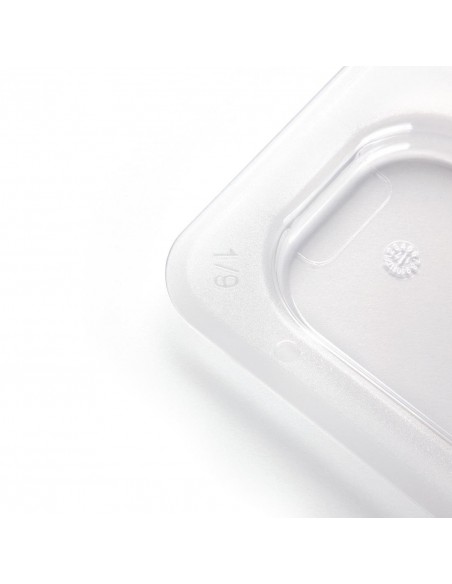 Vogue Polycarbonate 1/9 Gastronorm Lid Clear