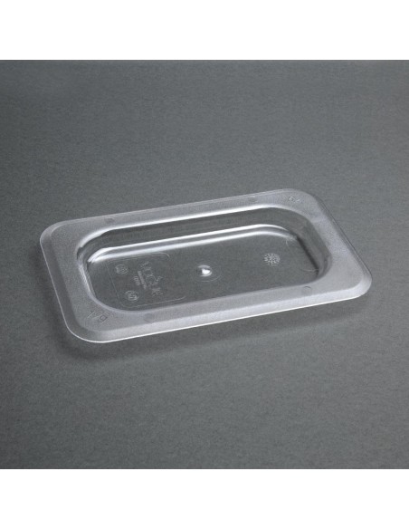 Vogue Polycarbonate 1/9 Gastronorm Lid Clear