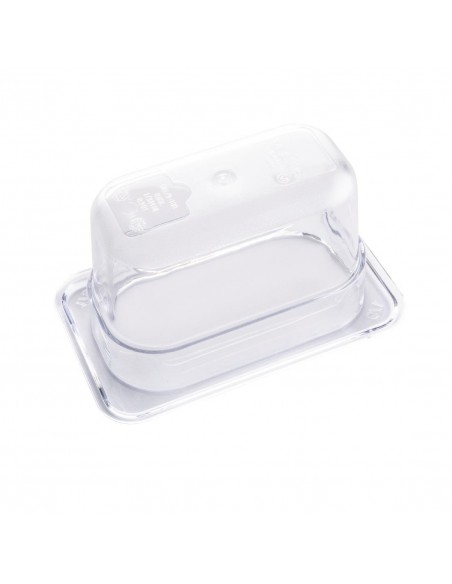 Vogue Polycarbonate 1/9 Gastronorm Container 100mm Clear