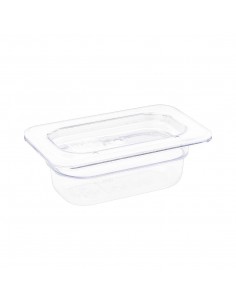 Vogue Polycarbonate 1/9 Gastronorm Container 65mm Clear 2