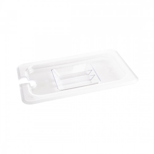 Vogue Polycarbonate 1/4 Gastronorm Lid Notched