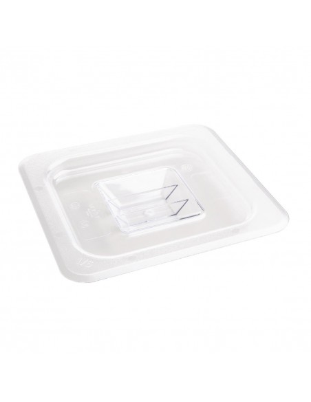 Vogue Polycarbonate 1/6 Gastronorm Lid Clear