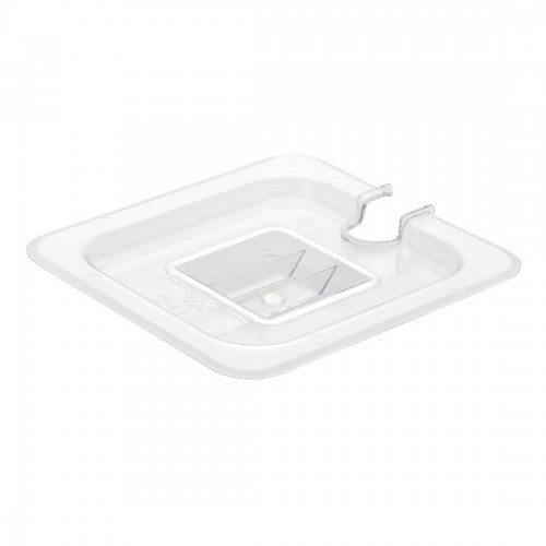 Vogue Polycarbonate 1/6 Gastronorm Lid Notched