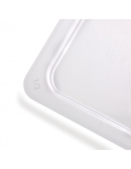 Vogue Polycarbonate 1/3 Gastronorm Lid Clear