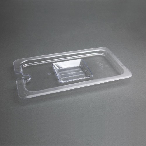 Vogue Polycarbonate 1/3 Gastronorm Lid Notched