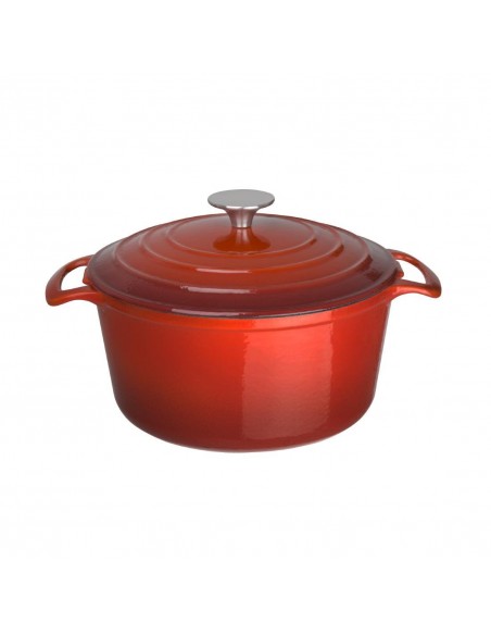 Vogue Round Red Casserole Dish
