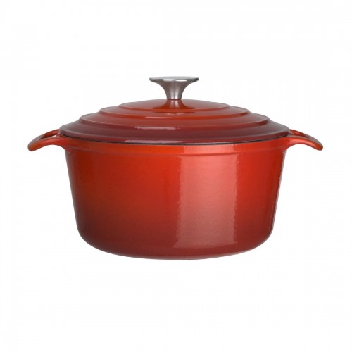 Vogue Round Red Casserole Dish
