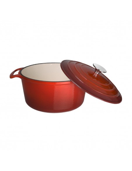 Vogue Round Red Casserole Dish