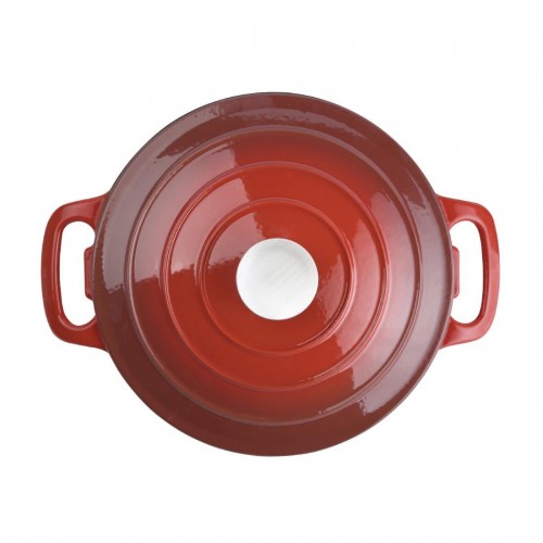 Vogue Round Red Casserole Dish