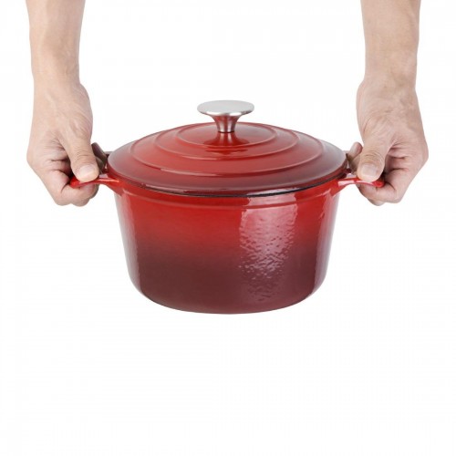 Vogue Round Red Casserole Dish