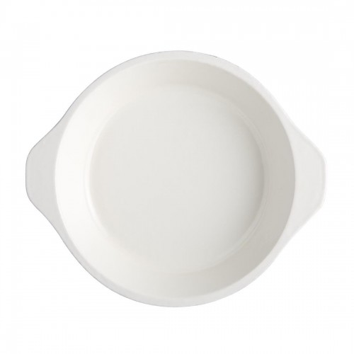 Vogue Round Red Cast Iron Gratin Dish