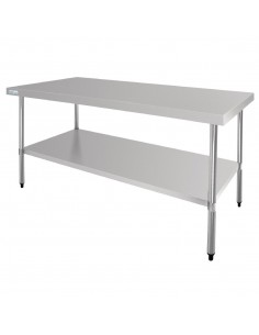 Vogue Stainless Steel Centre Table 1800mm