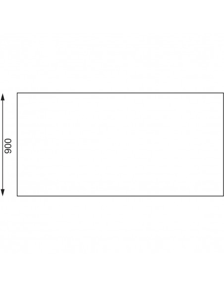 Vogue Stainless Steel Centre Table 1800mm