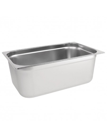 Vogue Stainless Steel 1/1 Gastronorm Pan 200mm