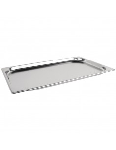 Vogue Stainless Steel 1/1 Gastronorm Pan 20mm