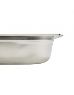 Vogue Stainless Steel 1/1 Gastronorm Pan 65mm 2