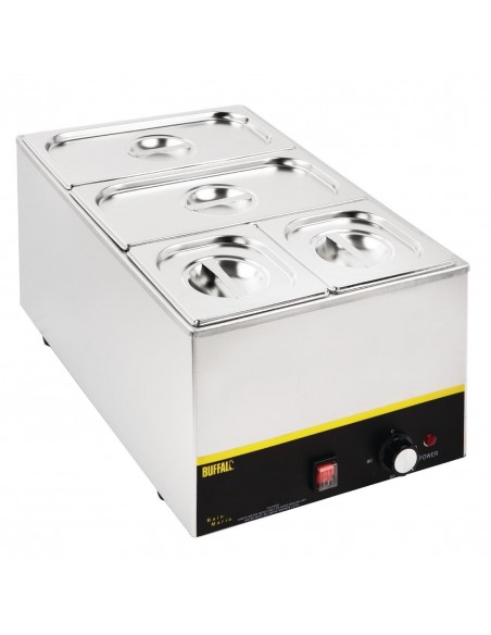 Vogue Stainless Steel Gastronorm Pan Set 2x 13 2 x 16 with Lids