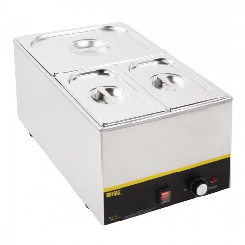 Vogue Stainless Steel Gastronorm Set 1/2 and 2x 1/4 with Lids