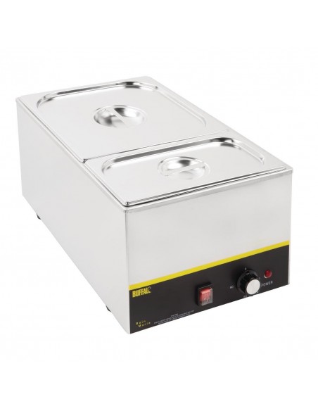 Vogue Stainless Steel Gastronorm Set 1/3 and 2/3 with Lids