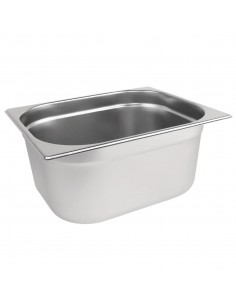 Vogue Stainless Steel 1/2 Gastronorm Pan 150mm