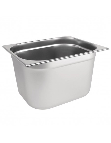 Vogue Stainless Steel 1/2 Gastronorm Pan 200mm