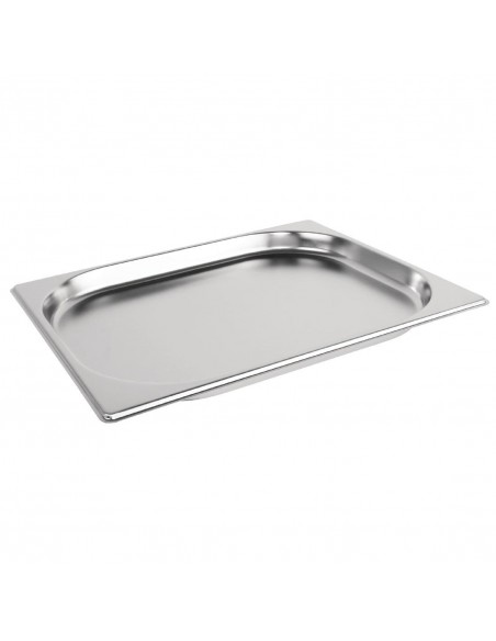 Vogue Stainless Steel 1/2 Gastronorm Pan 20mm