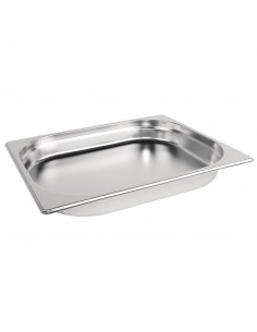 Vogue Stainless Steel 1/2 Gastronorm Pan 40mm