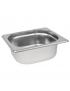 Vogue Stainless Steel 1/6 Gastronorm Pan 65mm