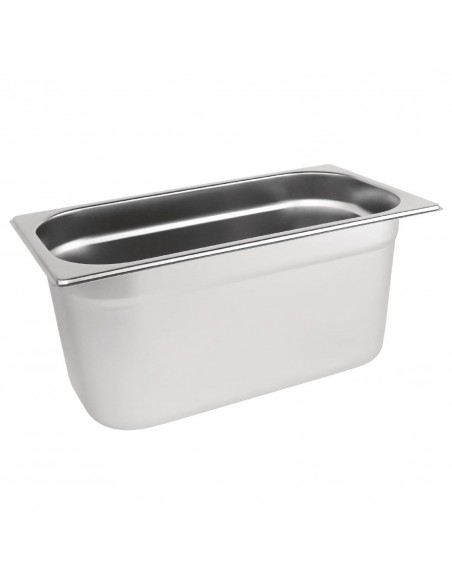 Vogue Stainless Steel 1/3 Gastronorm Pan 150mm