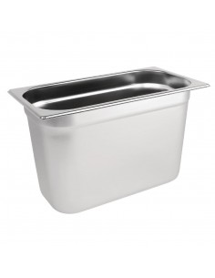 Vogue Stainless Steel 1/3 Gastronorm Pan 200mm