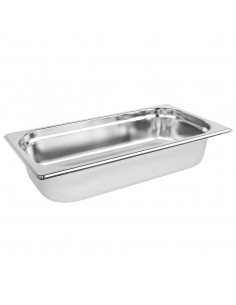 Vogue Stainless Steel 1/3 Gastronorm Pan 65mm