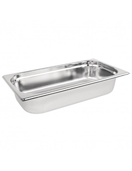 Vogue Stainless Steel 1/3 Gastronorm Pan 65mm