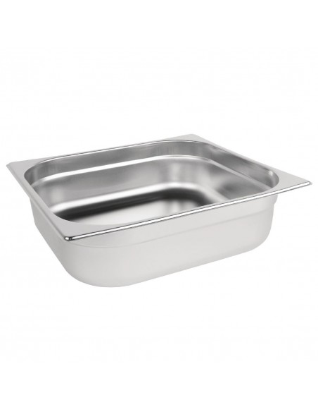 Vogue Stainless Steel 2/3 Gastronorm Pan 100mm