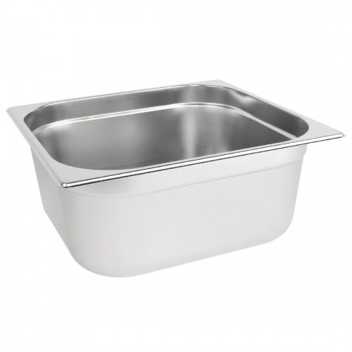 Vogue Stainless Steel 2/3 Gastronorm Pan 150mm
