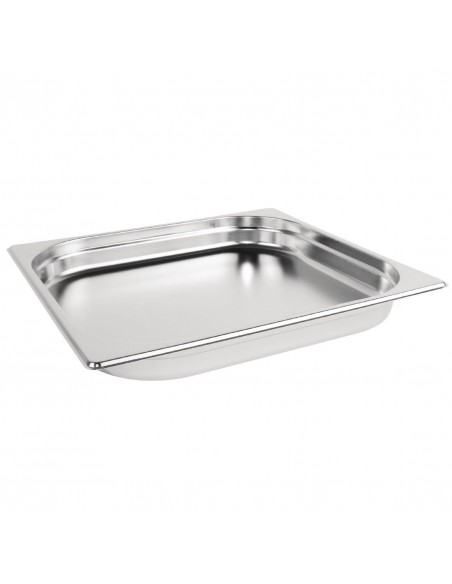 Vogue Stainless Steel 2/3 Gastronorm Pan 40mm