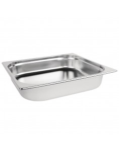 Vogue Stainless Steel 2/3 Gastronorm Pan 65mm