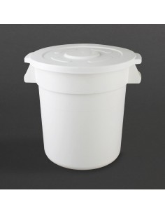 Vogue White Round Container Bin